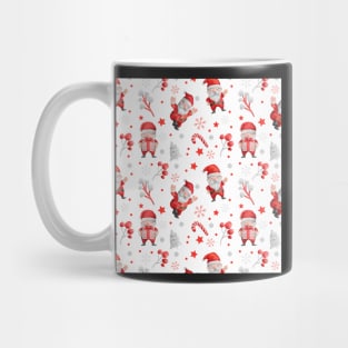 Cute Christmas Pattern - Christmas Baubles Happy Merry Christmas Christmas wrapping paper Cute Santa Claus Pattern Cute Xmas 25th December Dragonfly Christmas Tree Holiday Time Mug